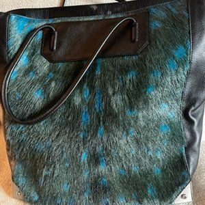 Ponyskin tote